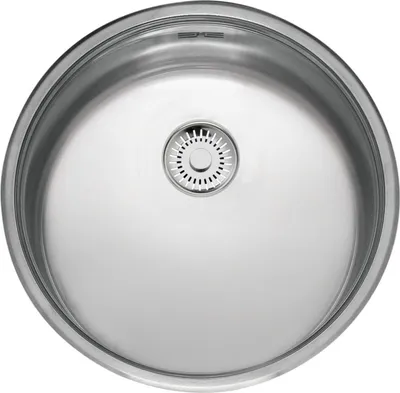 Produktbild von Reginox L18 390 COMFORT Rundbecken-Edelstahlspüle flächenbündig / Unterbau / Flacheinbau - Ausschnittmaß Platte (Ø): 420 mm / Spüle Edelstahl