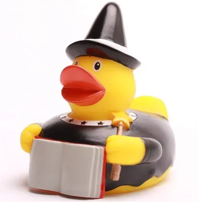 Produktbild von Badeente Zauberer Vinyl 9 cm