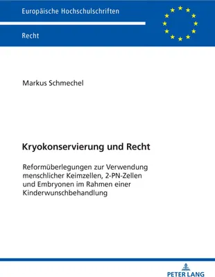 Produktbild von Kryokonservierung und Recht