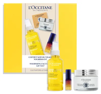 Gezichtsverzorgingsset: Reinigungsöl, Serum & Creme, 255 ml