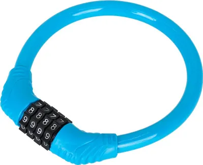 Produktbild von Fahrrad Kabelschloss Sicherheitskabel Schlösser 430x10mm Tragbare 4 Stellige Blau