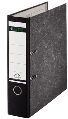 Produktbild von Leitz Plastic Lever Arch File A4 80mm 180°, Schwarz