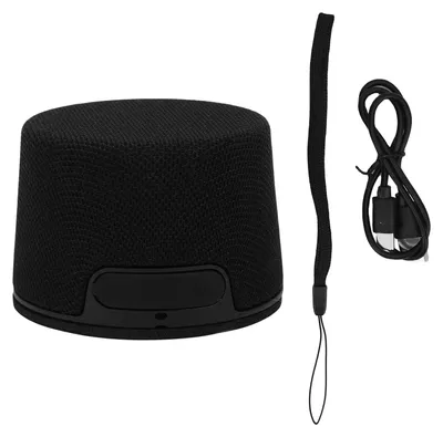 Immagine prodotto di Altoparlante Bluetooth per telefoni iOS, 3 W, bassa latenza, supporto magnetico 2 in 1 con cordino da collo, nero