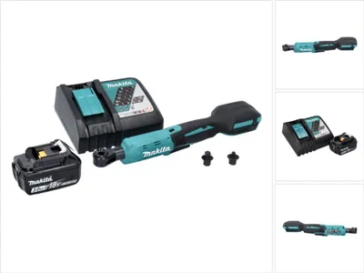 Produktbild von Makita DWR 180 RF1 Akku Ratschenschrauber 18 V 47,5 Nm 1/4" 3/8" + 1x Akku 3,0 Ah + Ladegerät