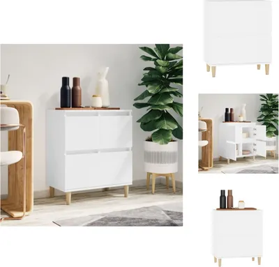Obrázok produktu pre vidaXL Príborník biely 60x35x70 cm materiál na báze dreva - Príborníky