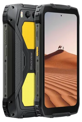 Produktbild von Blackview BV7300, 16,9 cm (6.67"), 6 GB, 256 GB, 50 MP, Android 14, Schwarz, Gelb
