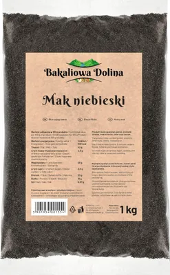 Produktbild von Blaumohn 1 KG - Mohnsamen - Backzutat - Gereinigt - Ideal für Joghurts und Haferbrei