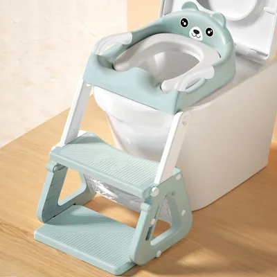 Produktbild von Verstellbarer Toilettensitz mit Treppe für Kinder