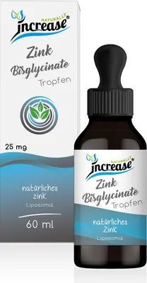 Produktbild von Liposomale Zink Bisglycinat Tropfen hochdosiert - (3000 mg Zink Bisglycinat pro Packung) 25 mg Zink Bisglycinat pro Tagesdosis - MCT Öl