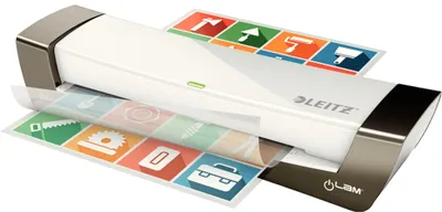 Produktbild von Leitz iLAM Laminator Office A4, 24 cm, Heisslaminator, 3 min, 500 mm/min, 0,5 mm, A4