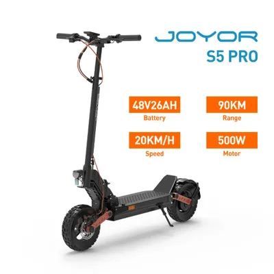 Zdjęcie produktu dla Składany hulajnoga elektryczna dla dorosłych S5 PRO z certyfikatem ABE, opony 10 cali, 48V 13Ah