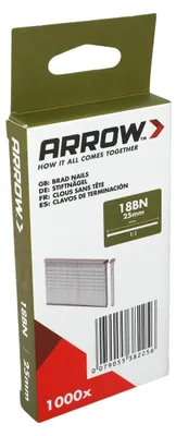 Produktbild von Arrow Tackernägel 18BN 25 mm 1000 Stück