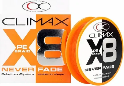 Produktbild von Climax X8 Neverfade Hi-Vis Orange 270 m 0,10 mm 4,9 kg