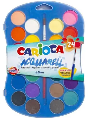 Immagine prodotto di Set di colori primari | Valigetta con 24 colori primari | Facili da miscelare e resistenti alla luce | Set di colori con 24 tonalità