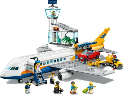 Produktbild von LEGO 60262 City Passagierflugzeug mit Flughafenterminal und LKW