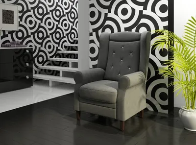 Obrázok produktu pre Ohrensessel Chesterfield Sessel Farbwahl Design Samt - Kristalle Couch Sofa