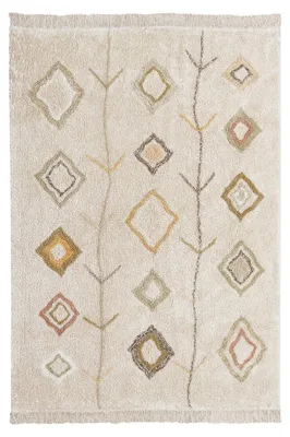 Produktbild von Baumwollteppich Kaarol Erde - 140 x 200 cm