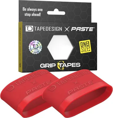 Produktbild von Tapedesign X Paste® – Grip Tapes Schienbeinschonerhalter - Rot  | Größe: ONE SIZE