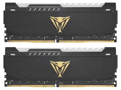 Zdjęcie produktu dla Patriot Memory Viper Steel RGB PVSR432G320C6K, 32 GB, 2 x 16 GB, DDR4, 3200 MHz, 288-pin DIMM