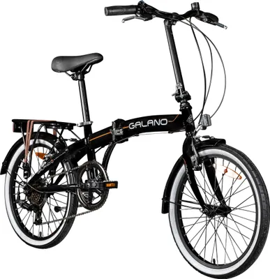 Produktbild von Galano Metropolis Klapprad 20 Zoll für Erwachsene 155 - 180 cm Faltrad mit 6 Gängen Klappfahrrad retro Cityrad Faltfahrrad
