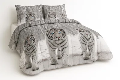Image de Couette Tempérée imprimée Tigre - 1 ou 2 personnes 200 x 200 - 10772