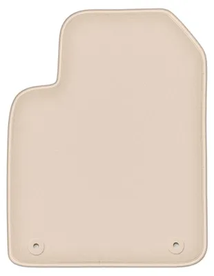 Productafbeelding van Velours bestuurdersmat voor Audi TT I 8N 1998-2006 (cabrio/coupé) – beige, op maat – Wielganizator FORTUNA