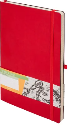 Immagine prodotto di Notes A5 w linię Impresja czerwony Antra