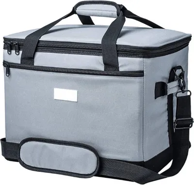 Produktbild von Externe faltbare Kühltasche, tragbarer Eisbeutel, tragbare Camping-Picknicktasche mit großem Fassungsvermögen, Wärmeisolierung, auslaufsichere Isoliertasche 30 Liter