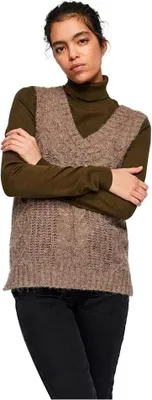 Produktbild von Vero Moda Briella Strickweste Braun M Damen Braun M