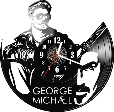 Zdjęcie produktu dla Zegar ścienny z płyty winylowej George Michael 1290.14