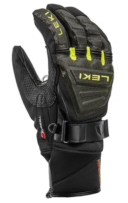 Image de Gants Leki Race Coach C-Tech S ice lemon : taille 7,0