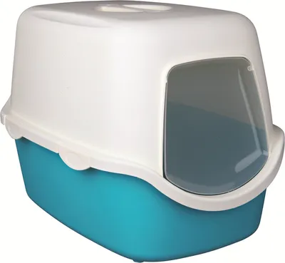 Produktbild von Trixie Katzentoilette Vico - Türkis/Weiß