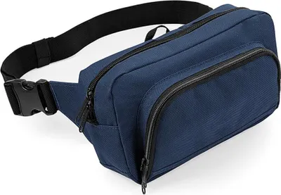 Immagine prodotto di BagBase BG53 | Bauchtasche Organiser Waistpack / 24 x 13,5 x 9 cm - Colore: Nero - Dimensioni: 24 x 13,5 x 9 cm