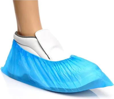 Obrázok produktu pre Návleky na topánky, modré, plastové, 1000 ks.