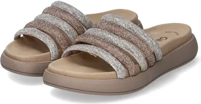 Produktbild von Gabor Damen Komfort Sandalen Strass HAT 43.752 Goldfarben