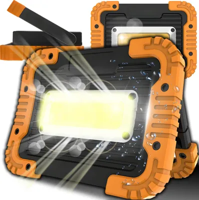 Produktbild von LED stavební reflektor 30W IP65 Reflektor světlo stavební Pracovní svítilna Dobíjecí reflektor Stativ Bodové pracovní světlo Retoo
