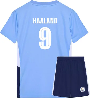 Produktbild von Manchester City Fußball Trikot Set Haaland Heim - 2024-2025 - Kind - 152
