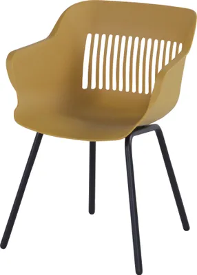 Obrázok produktu pre Hartman Outdoor, sada 2 záhradných stoličiek Jill Rondo, čierna/žltá
