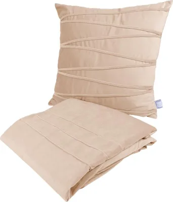 Produktbild von Dekokissen & Decke Paulina 100 2er-Set Champagner