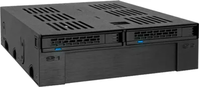 Obrázek produktu pro Icy Dock ExpressCage MB322SP-B - Mobilní úložný stojan - 5,25" až 3,5" / 2,5" (13,3 cm až 8,9/6,4 cm)