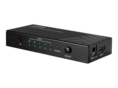 Obrázok produktu pre Lindy 5 Port HDMI 2.0 18G Switch - Video/Audio-Schalter