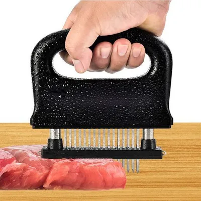 Produktbild von Fleischklopfer Fleischzartmacher Fleischklopfer Edelstahl mit 48 Klingen