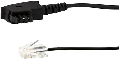 Zdjęcie produktu dla e+p T 180/3, 3 m, TAE, RJ-45, Czarny