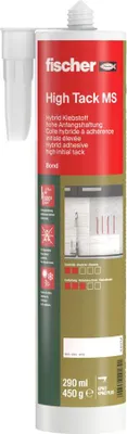 Produktbild von FISCHER High Tack MS weißer Klebstoff – 290 ml
