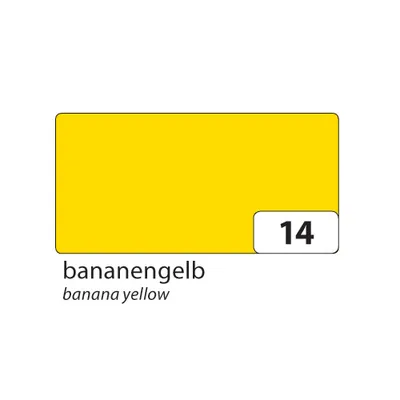 Produktbild von folia 66305014 Tonkarton 160g/m², glatte Oberfläche, DIN A3, 50 Blatt, bananengelb, bananengelb (1 Stück)