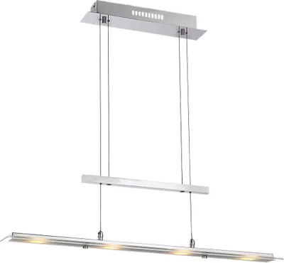 Produktbild von Hängeleuchte höhenverstellbar inkl. 4 LEDs aus Chrom
