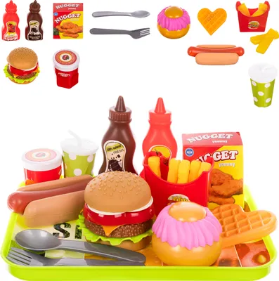 Obrázok produktu pre Hračka sada rýchleho občerstvenia FASTFOOD LD1006