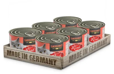Produktbild von Leonardo Cat Food LEONARDO Reich an Rind, Adult, Rind, 200 g, Ohne Soja, Ohne künstliche Farbstoffe