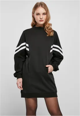 Zdjęcie produktu dla Dámské šaty Urban Classics Ladies Oversized College Sweat Dress czarny - L