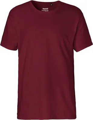 Produktbild von Neutral O61030 | Herren Interlock T-Shirt / 100% Fairtrade Baumwolle - Farbe: Bordeaux - Größe: L